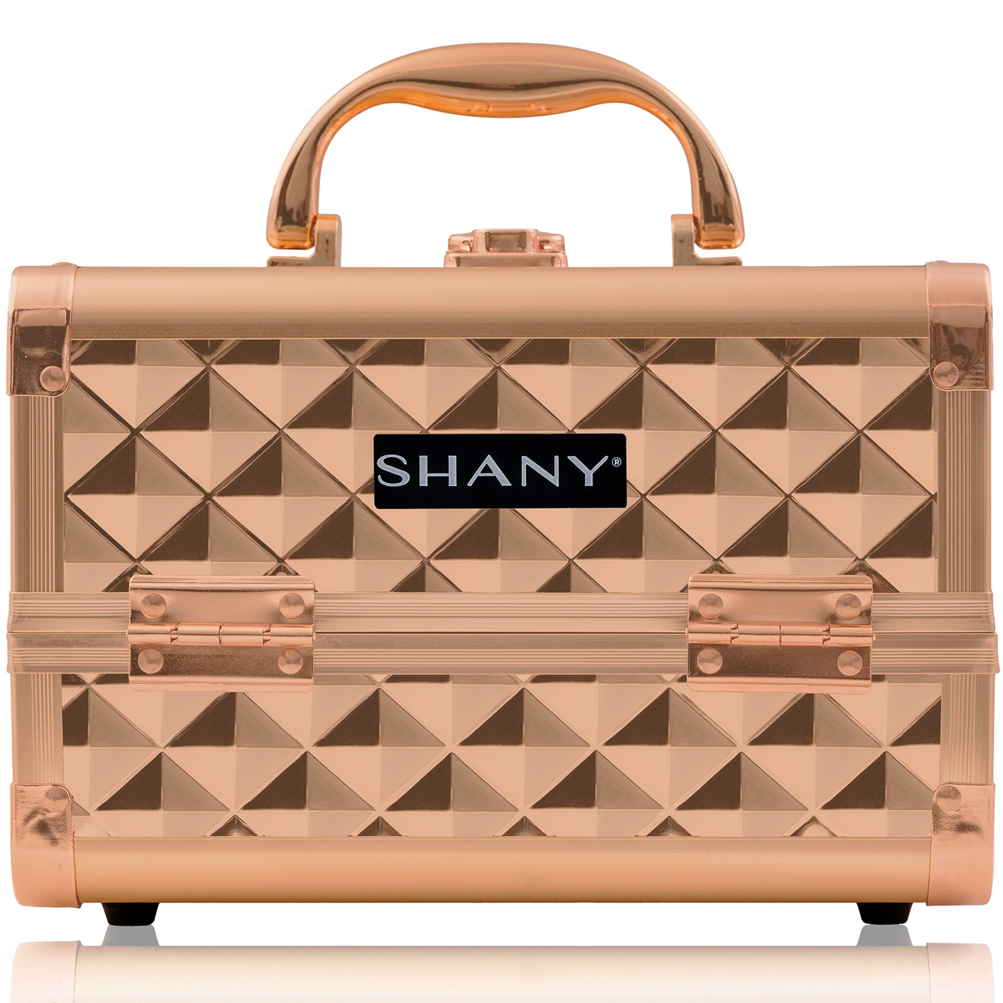 Professional Makeup Train Case with Mirror - Portable Cosmetic Organizer for Makeup Artists & Travel - Perfect for Salon, Home, and On-the-Go Beauty Needs