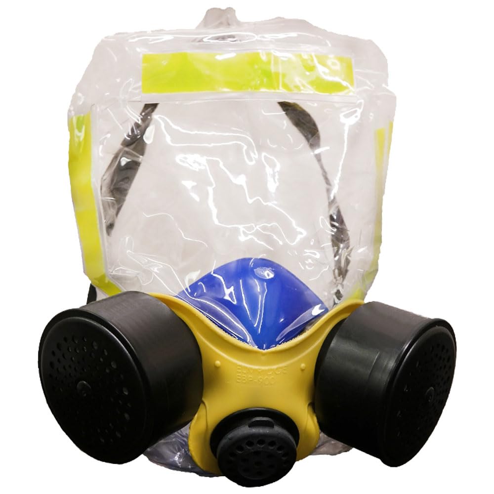iEvac - Certified Smoke & Fire Escape Hood - NIOSH Approved Emergency Smoke Mask for Fire Safety - Fire Gas Respirator for Home, Office & Travel Use