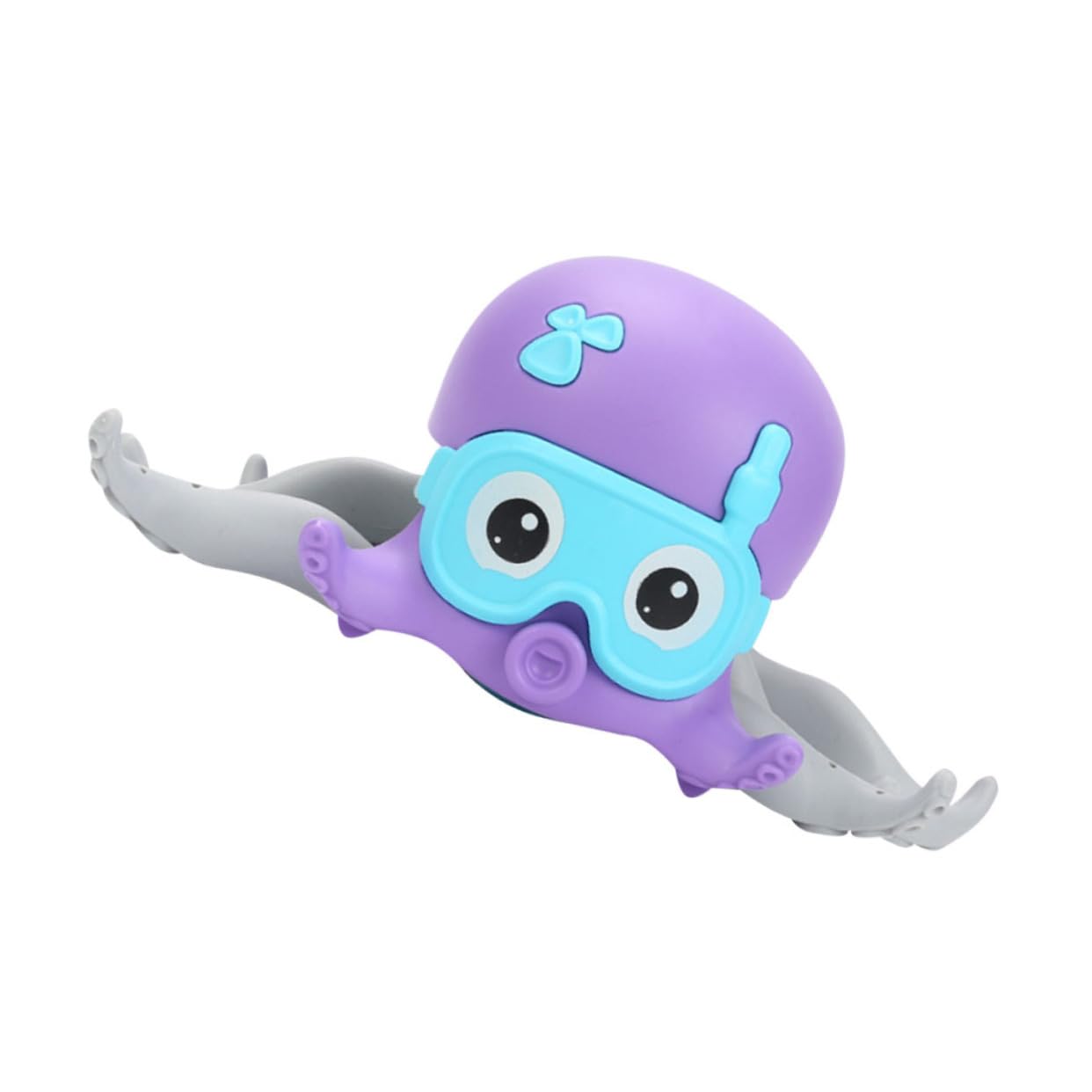 Fun Swimming Octopus Toy for Kids - Purple Plastic Underwater Bath Toy for Boys & Girls - Perfect for Pool, Bathtub & Beach Playtime