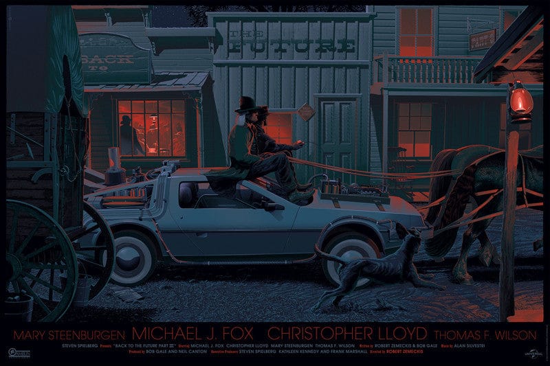 Back to the Future III Movie Poster - Vintage Style Wall Art for Fans - Perfect for Home Theater, Man Cave, or Gift for Sci-Fi Lovers