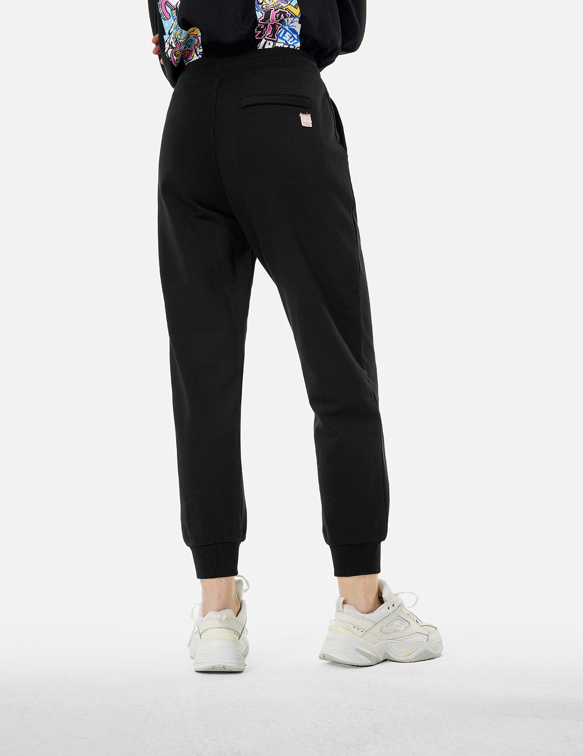Logo Print & Seagull Embroidery Regular Fit Sweatpants for Men - Comfortable Casual Joggers for Lounge, Gym & Streetwear Fashion