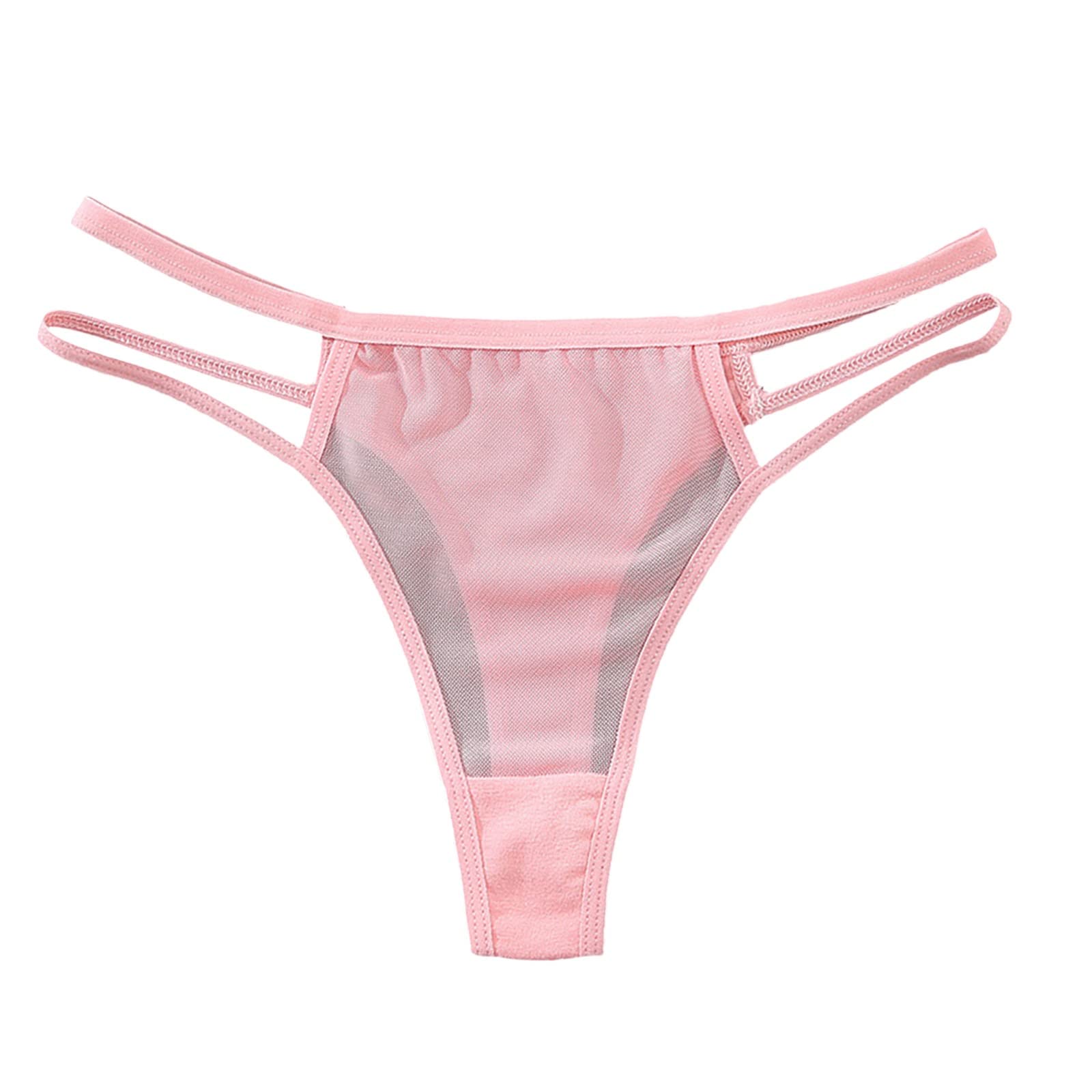 No Show Cotton Thongs for Women - Soft Low Rise Breathable Underwear | Seamless Invisible Panties for Everyday Comfort & Workout