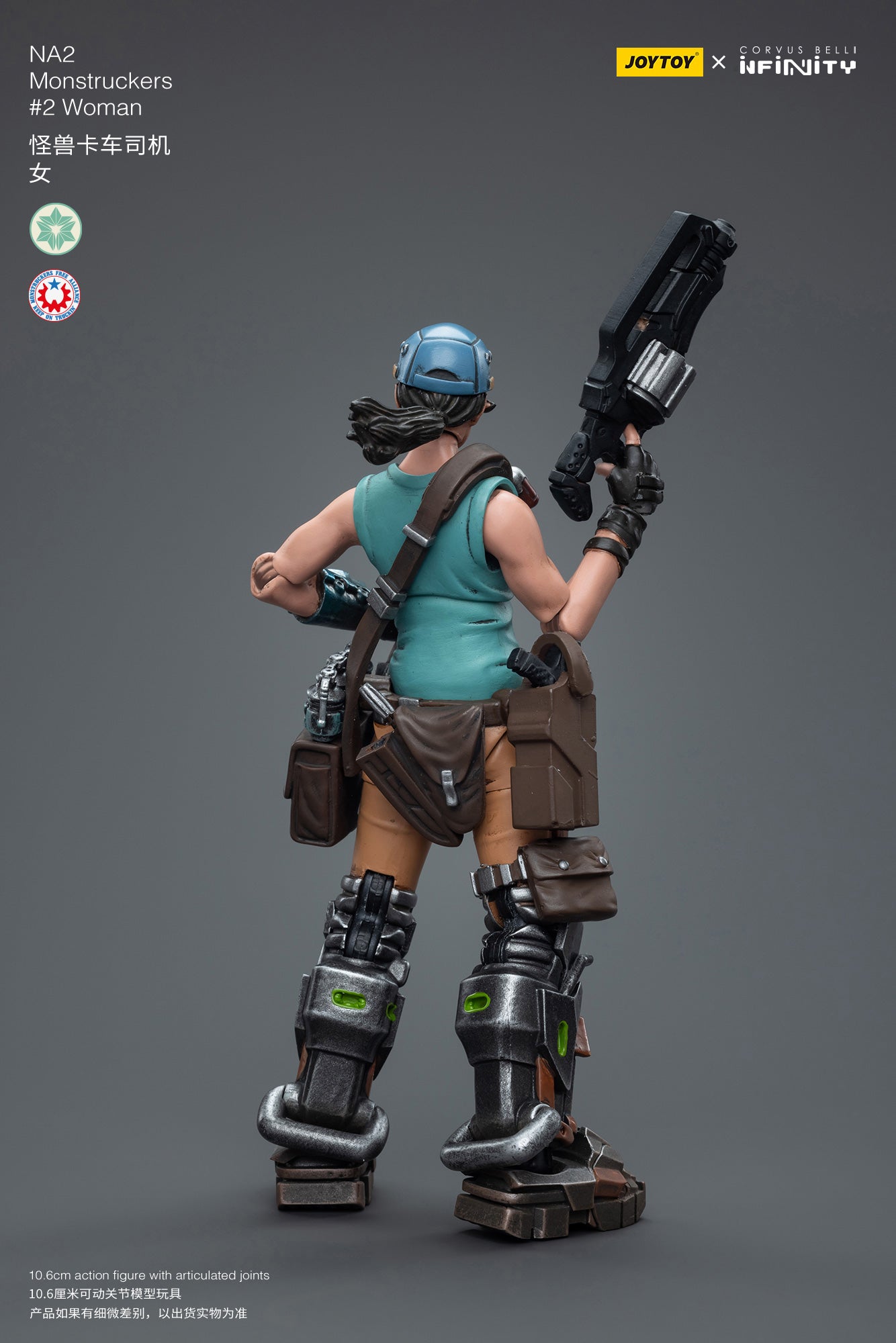 JOYTOY 3.75 Inch Action Figure - Infinity NA2 Monstruckers #2 Female Collectible Toy for Adults | Perfect for Display, Collection, and Role-Playing Games