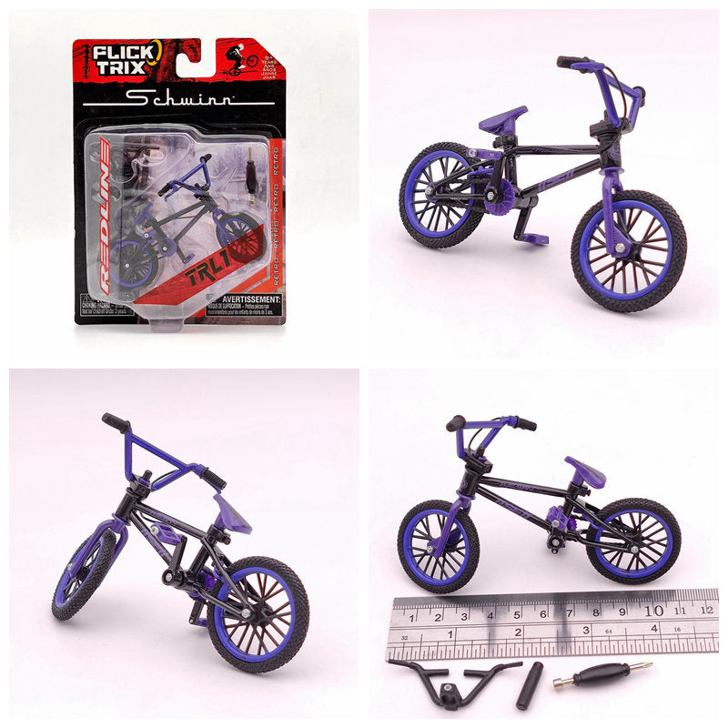Premium Finger Bike FLICK TRIX Mini BMX Diecast Model Toy - Collectible Miniature Bicycle for Kids & Adults - Perfect for Office Desk Decor, Stress Relief, and Gift Giving