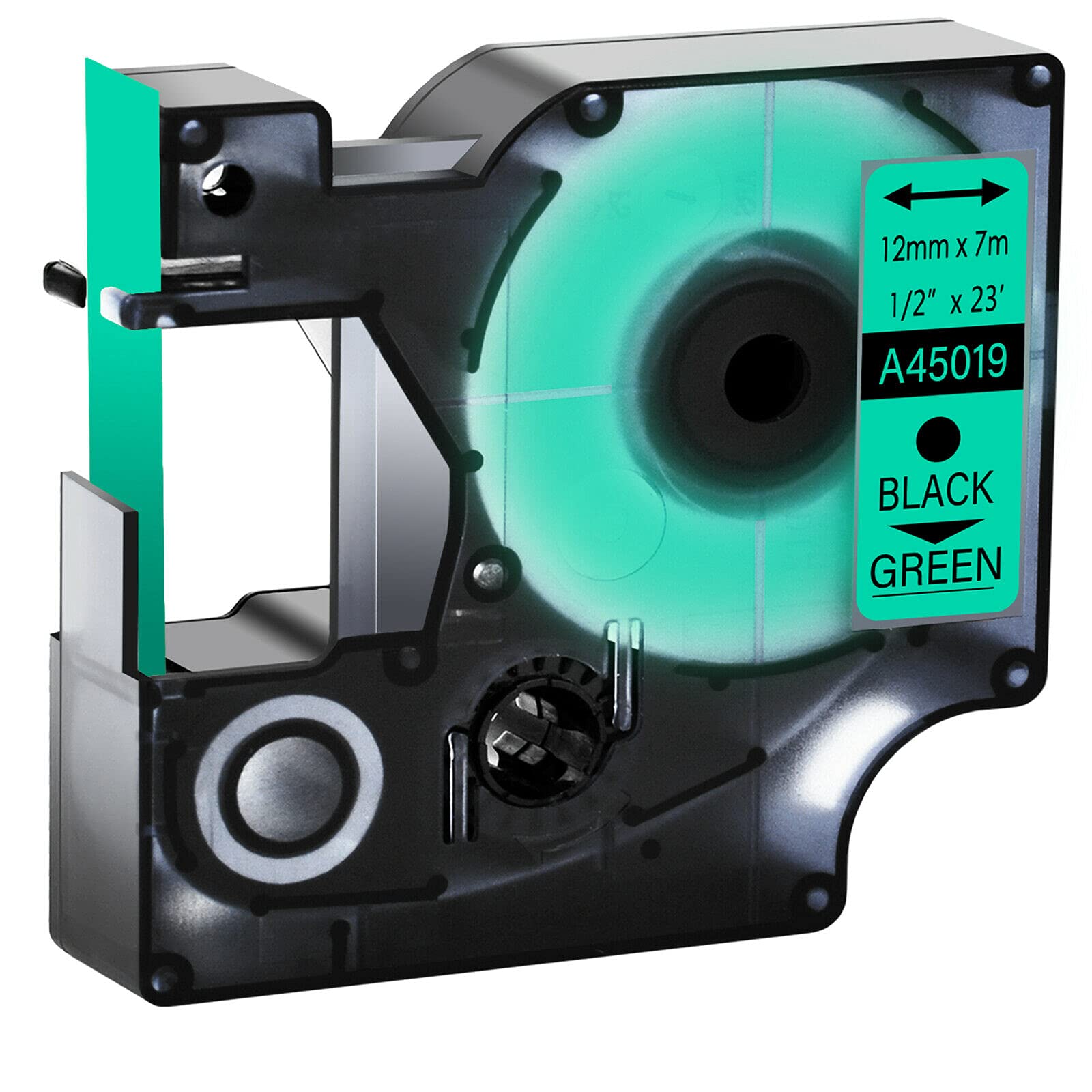 GREENCYCLE Compatible Label Maker Tape for DYMO D1 - 1/2