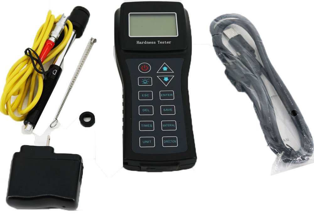 Leeb Hardness Tester HL150 - Digital OLED Display with D Type Impact Device (170-960HLD) for HRC, HRB, HL, HB, HRA, HV, HS Measurements | Metal Testing, Quality Control, Industrial Applications