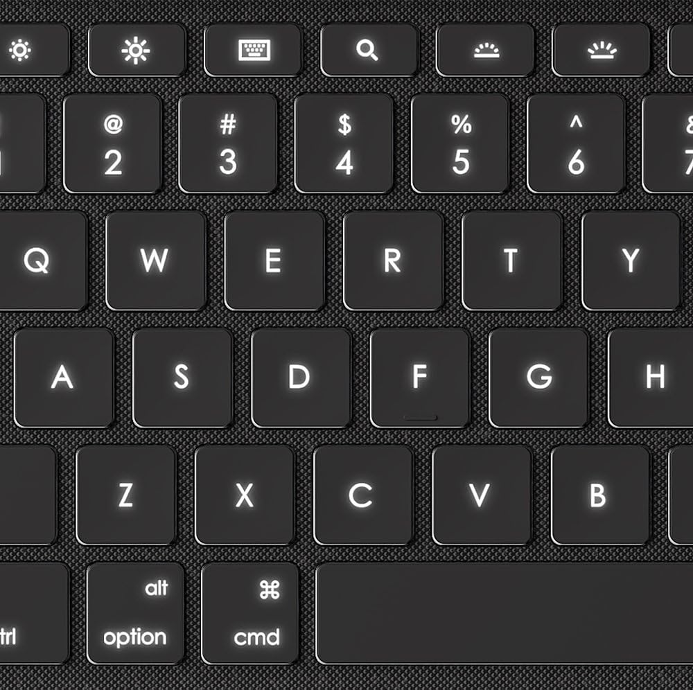 Logitech Combo Touch Keyboard Case with Trackpad for iPad 7th/8th/9th Gen - Wireless, Kickstand, Smart Connector (Renewed, Graphite) | Perfect for Work, Study & Travel