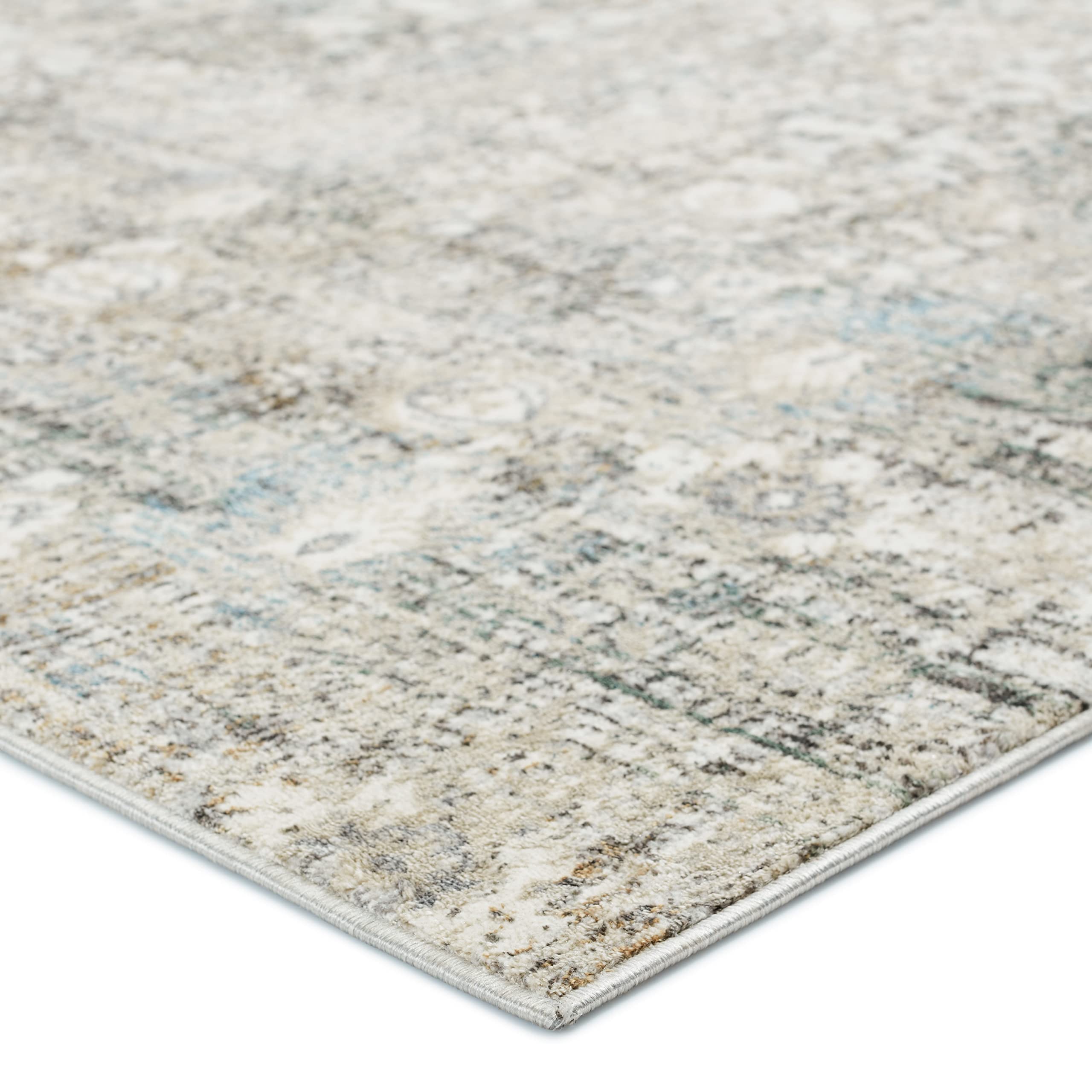 Jaipur Living Kenrick Floral Gray & Light Blue Area Rug 9'10