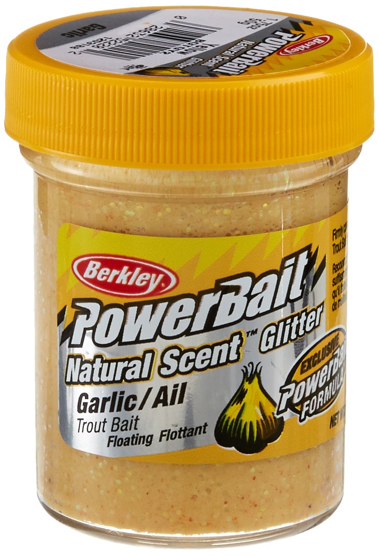 Berkley PowerBait Natural Glitter Trout Fishing Dough Bait - Realistic Scent & Attractant for Rainbow, Brown & Brook Trout - Perfect for Freshwater Lakes, Rivers & Streams