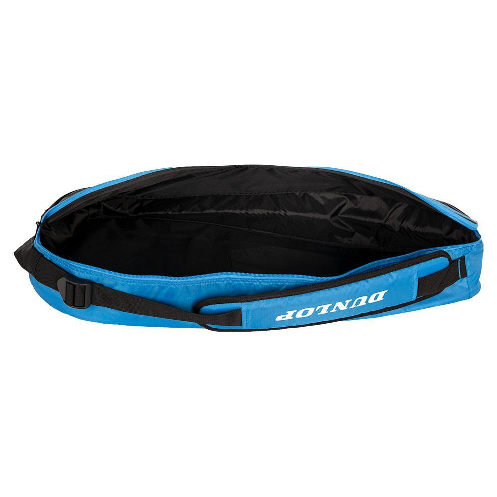 FX Club 3 Racquet Tennis Bag - Black & Blue | Premium Tennis Gear for Men & Women | Perfect for Court, Training & Travel