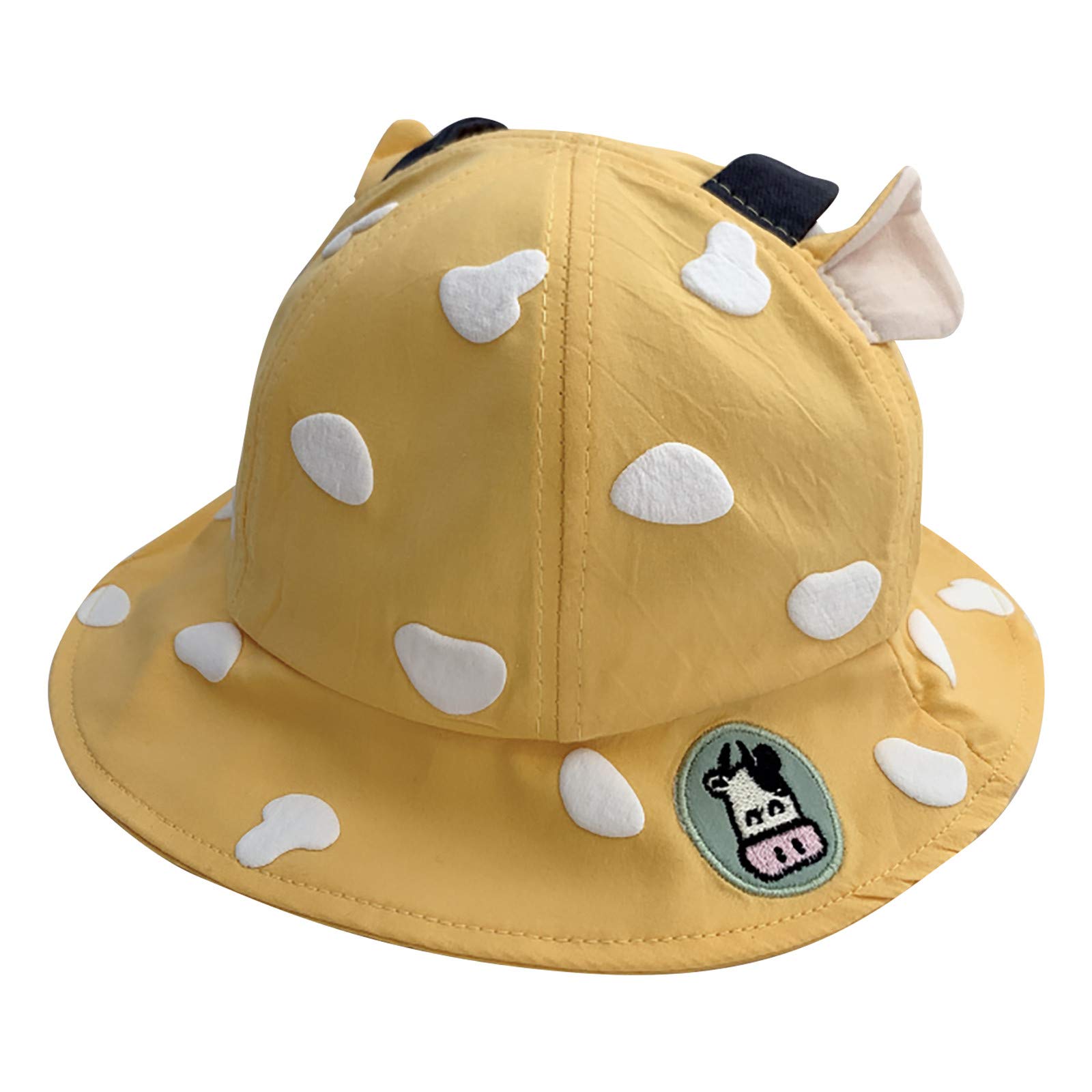 Kids' Foldable Bucket Hat with Printing Pattern - Sun Protection Fishing Hat for Toddler Boys & Girls - Perfect for Outdoor Play, Beach, and Travel
