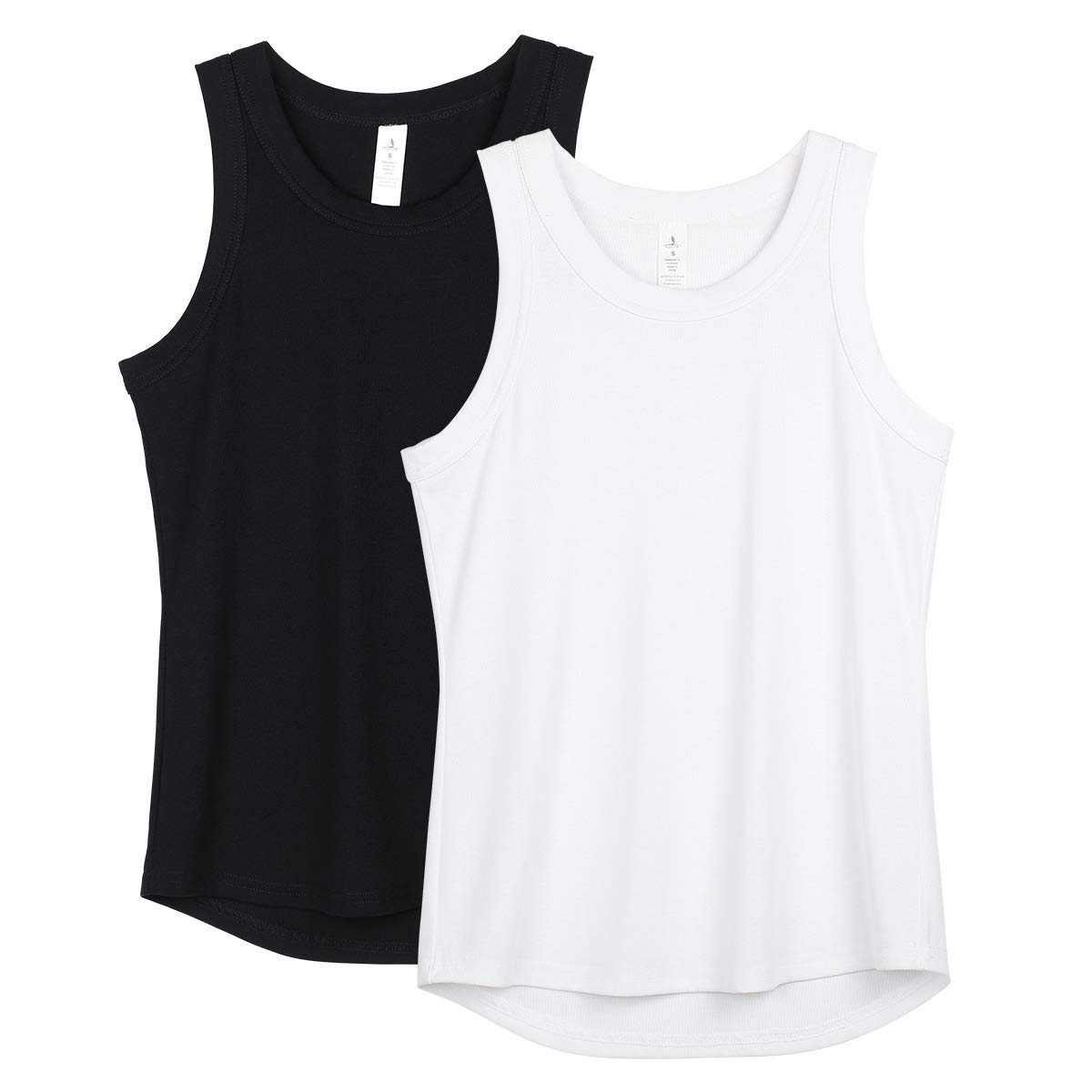 Icyzone Women's Workout Tank Tops - Breathable Racerback Athletic Shirts for Yoga, Running & Gym (2-Pack) | Perfect for Hot Yoga, HIIT Workouts & Summer Fitness Training