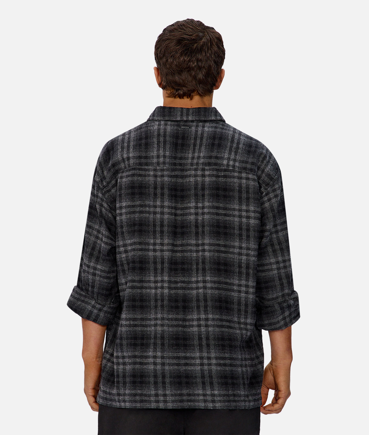 Premium Canton Long Sleeve Shirt for Men - Classic Charcoal Grey Cotton Dress Shirt | Business Casual, Office Wear & Formal Occasions