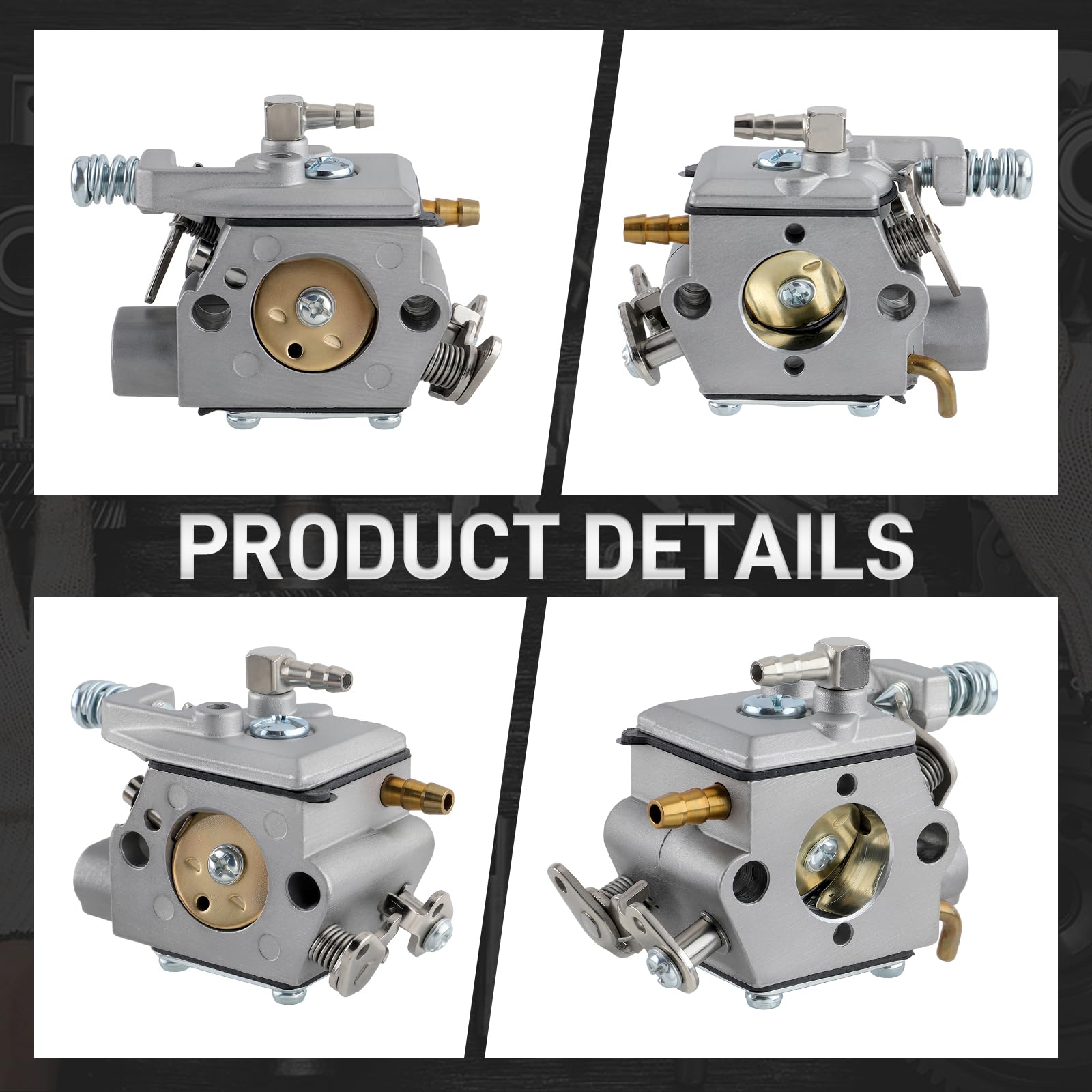 Walbro WT-985 Carburetor with Tune Up Kit A021001921 A021001920 - Compatible with Echo CS-370 CS-400 CS-400F & Shindaiwa 402s Chainsaws - Includes Gasket, Air Filter, Fuel Filter, Hose, Spark Plug & Screwdriver - Perfect for Chainsaw Maintenance & Repair