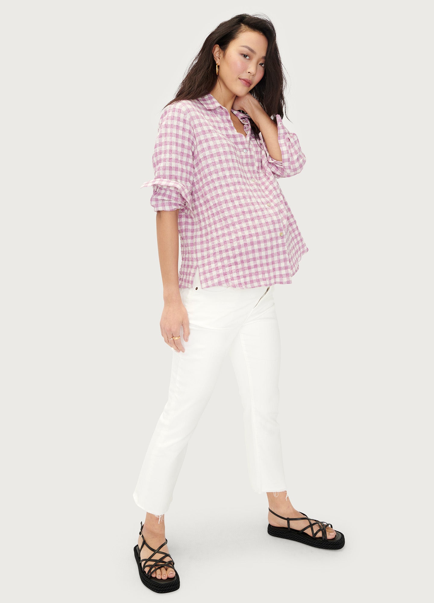 Best Stretchy Maternity Jeans for Pregnant Women - Comfortable High Waist Denim Pants for Pregnancy - Perfect for Everyday Wear, Work & Casual Outfits
