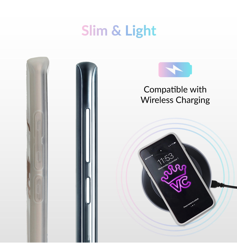 Elegant White Marble Rose Gold Chrome Case for Samsung Galaxy - Perfect for Everyday Use, Travel & Special Occasions