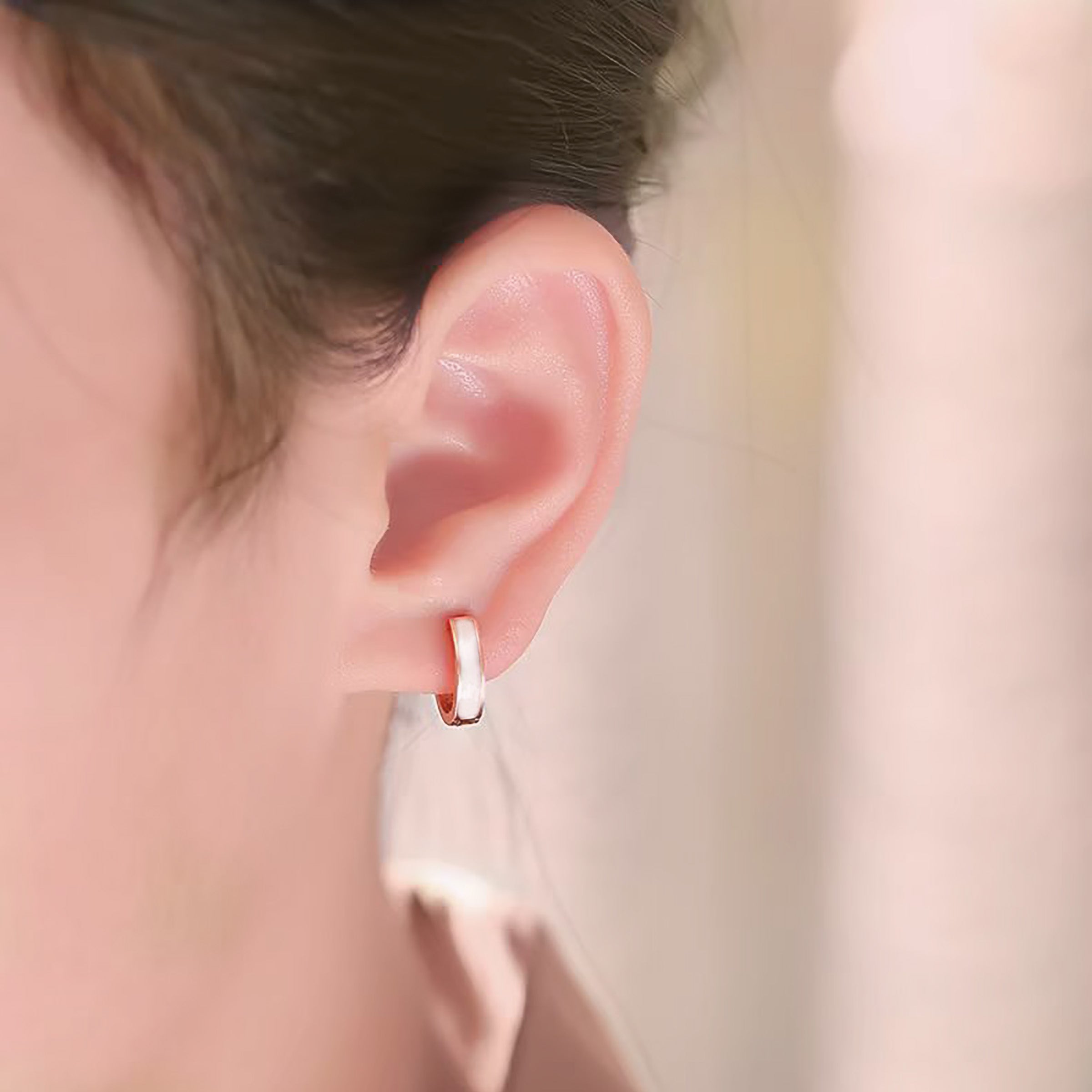 Breastmilk Earrings - Classic Band Style for Nursing Moms | Perfect for Mother's Day, Baby Showers & Breastfeeding Support