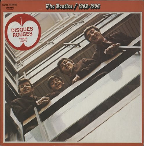 The Beatles 1962-1966 Greatest Hits Red Vinyl LP Record - Perfect for Vintage Music Collectors & Home Decor