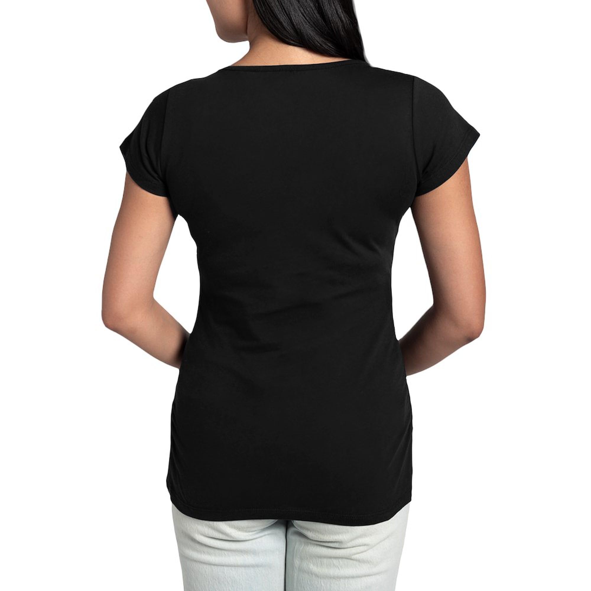 Easter Chick Pregnancy Maternity T-Shirt - Women's Ruched Side Dark Tee for Expecting Moms | Perfect for Baby Showers, Maternity Photos & Easter Celebrations