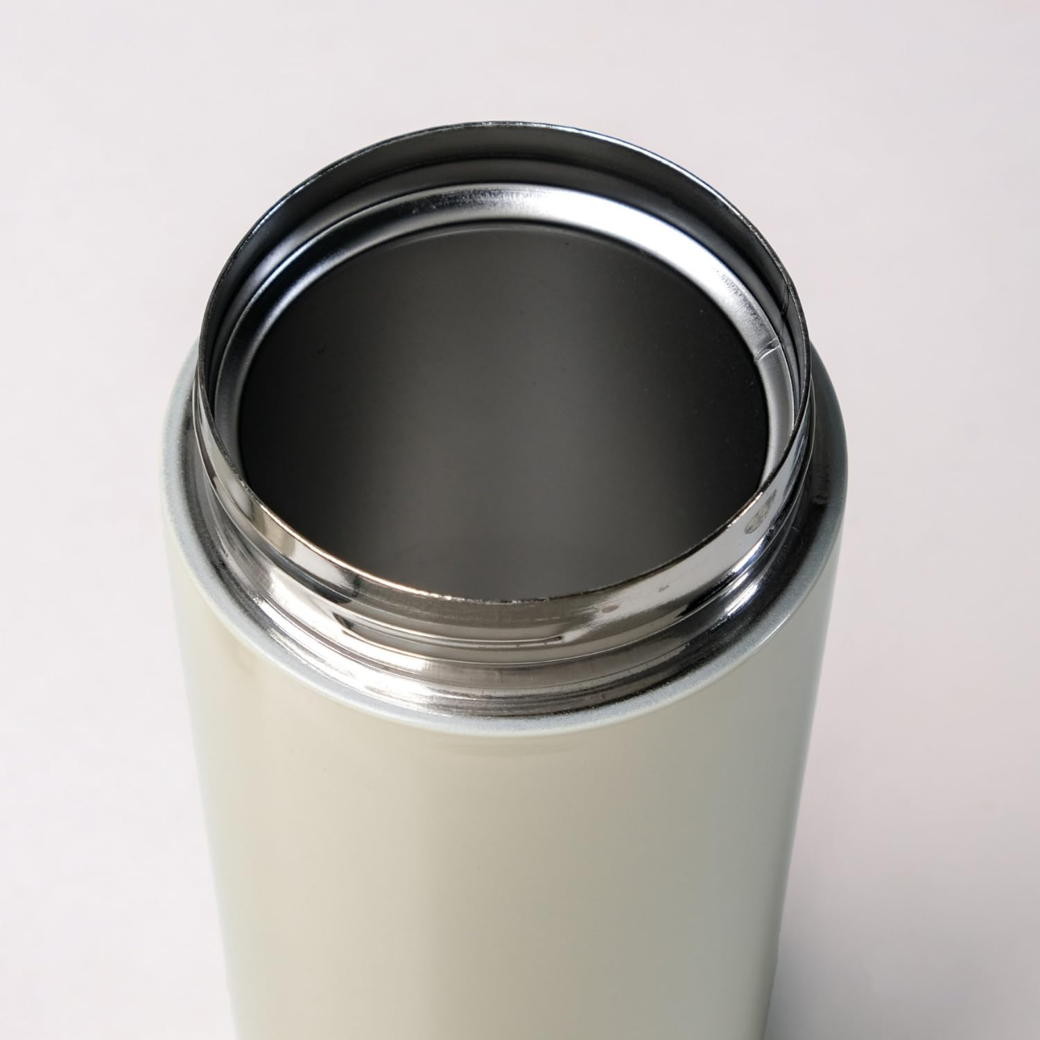 Nestasia 450ml Thermosteel Insulated Coffee Mug with Strainer - Leakproof Double Wall Vacuum Stainless Steel Tumbler for Hot & Cold Drinks - Rust Proof Travel Mug for Office, Camping & Gifting (Cream)
