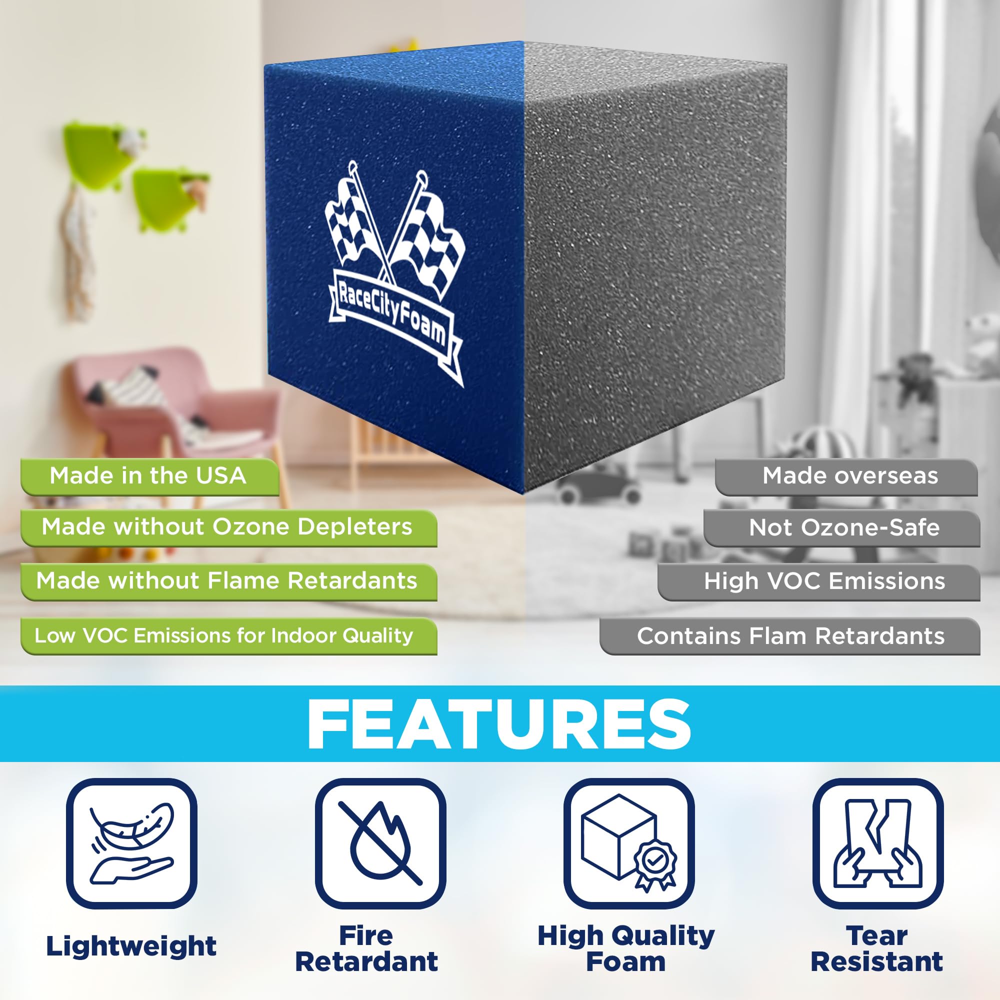 RaceCityFoam Pit Cubes 108-Piece Set - 4