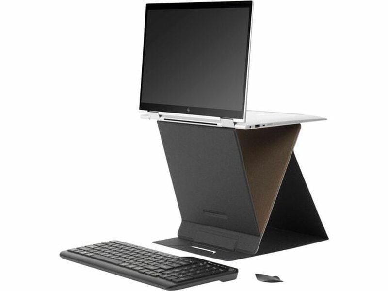 HP 9C2H2AA Convertible Laptop Stand - Adjustable Ergonomic Notebook Holder for Home & Office Use - Perfect for Work, Study and Gaming Setup