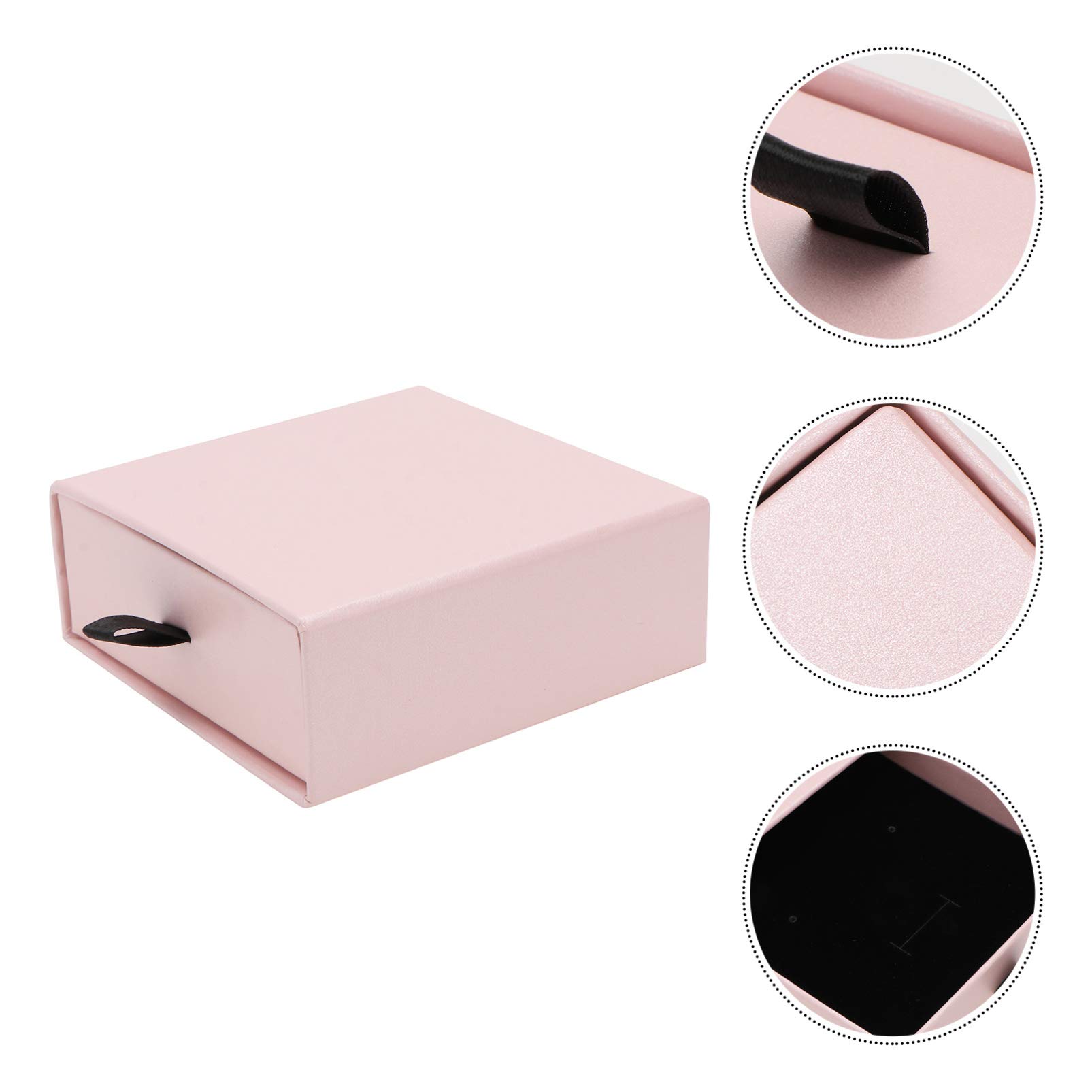 DOITOOL 5-Piece Kraft Jewelry Storage Box Set - Earring Holder, Ring Case, Trinket Tray & Wedding Jewelry Organizer | Perfect for Travel, Bridal Shower Gifts & Vanity Organization
