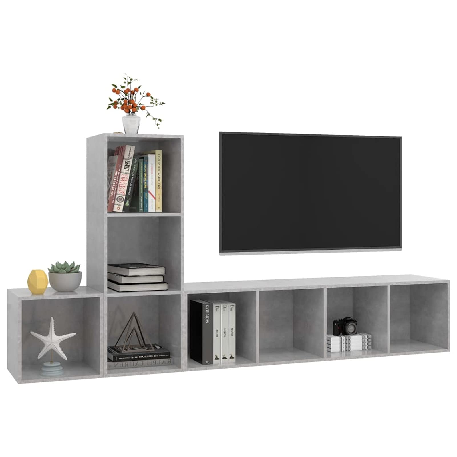 Tidyard 3-Piece Wall Mounted TV Stand Set - 14.6