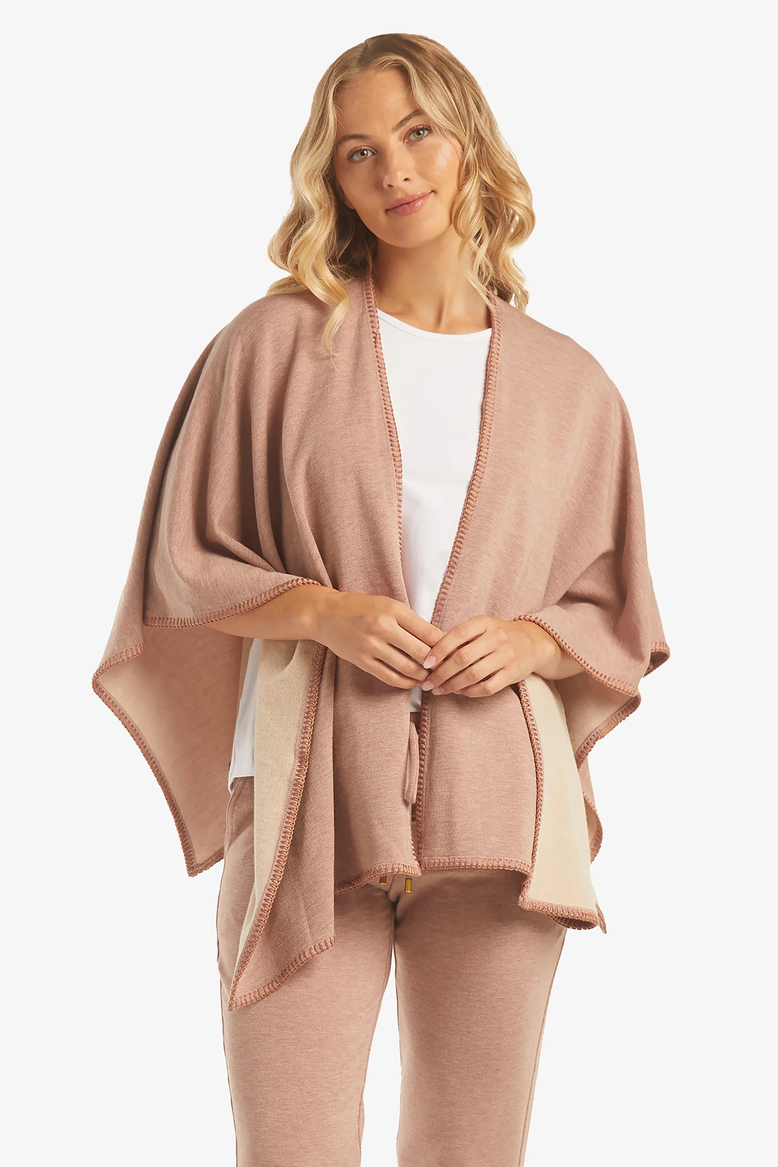 Maxwell Wrap - Soft Blush Rose Scarf for Women | Elegant Fashion Accessory for Outfits, Parties & Special Occasions