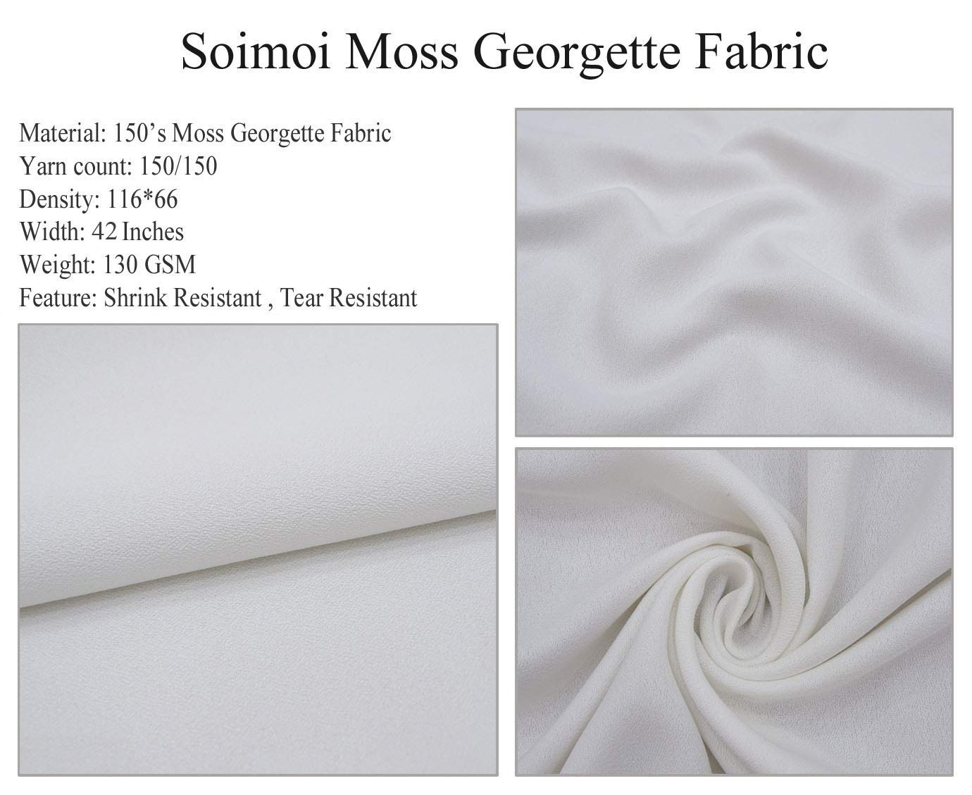 Soimoi Moss Georgette Orange Fabric by The Yard - 42 Inch Wide Damask & Rose Floral Printed Fabric for Dresses, Curtains & Home Decor | Elegant Crafting Material for DIY Sewing Projects