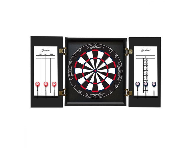 Imperial USA MLB Fan's Choice Dartboard Set - Official Licensed Baseball Theme Dart Board with 6 Steel Tip Darts - Perfect for Game Rooms, Bars, and Sports-Themed Parties