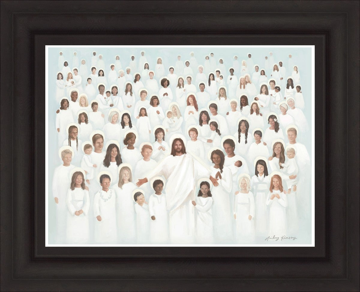 Body Of Christ By Hailey Kinsey - Inspirational Christian Wall Art for Home & Church Decor - Perfect for Living Room, Bedroom & Prayer Space
