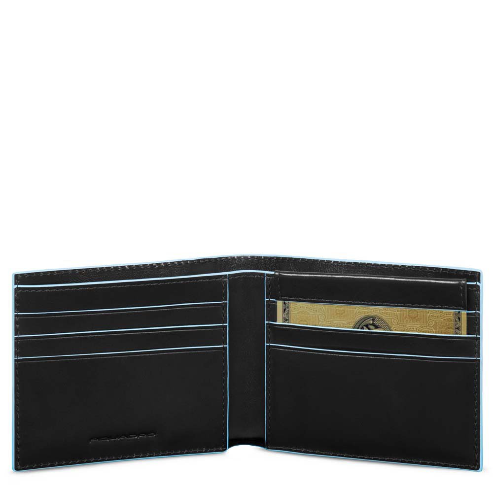 PIQUADRO Women's Coin Purse Wallet - Small Leather Card Holder for Credit Cards & Cash - Perfect for Travel, Shopping & Everyday Use
