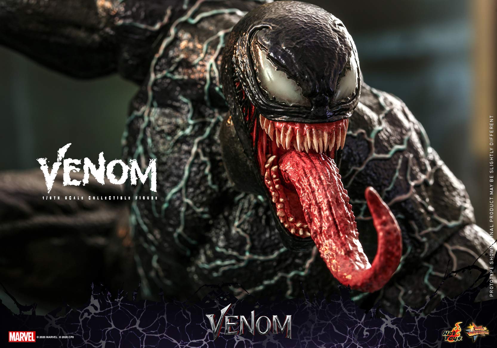 Hot Toys Marvel Venom 1/6 Scale Collectible Action Figure - Premium Movie-Inspired Superhero Model for Display & Collection