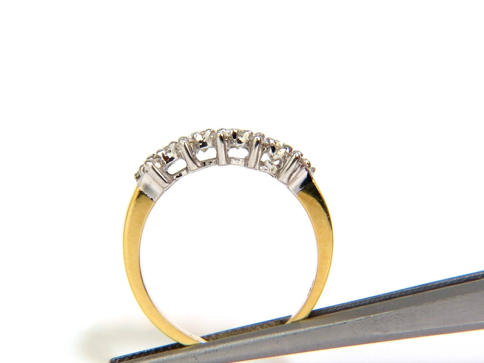 18KT 1.00CT Diamond Cluster Band Ring - Excellent Cut Round Brilliant Diamonds - Perfect for Engagement, Wedding & Anniversary Jewelry Gifts