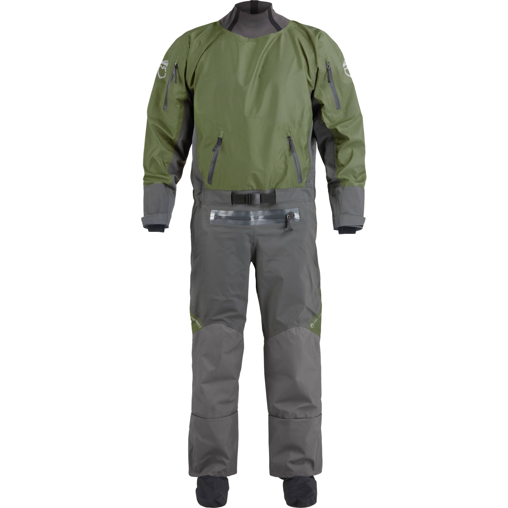 NRS Spyn Fishing Semi Drysuit - Waterproof & Breathable Waders for Fly Fishing & Kayaking (Closeout Sale) - Ideal for Cold Weather Angling & Water Sports