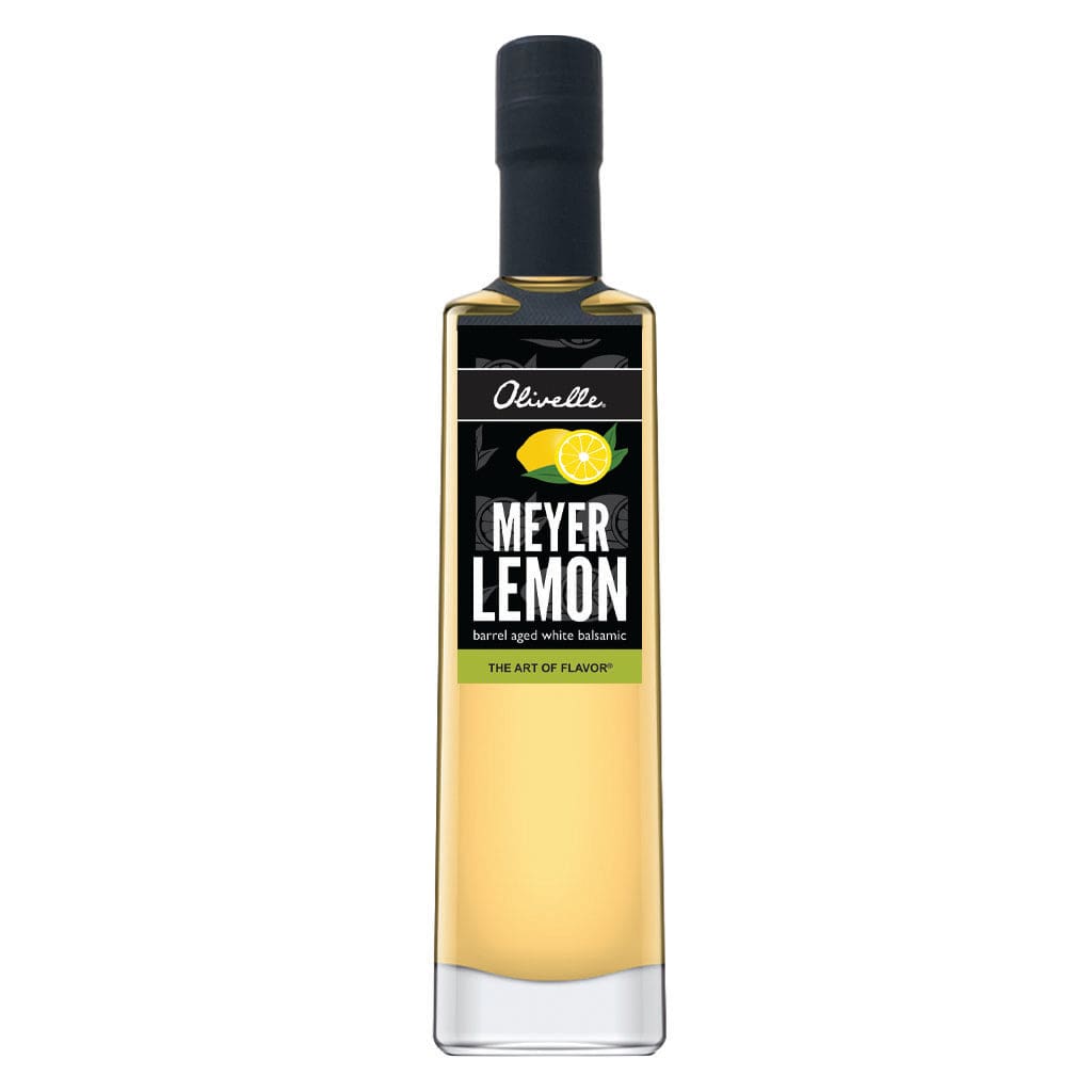 Olivelle Black Truffle Infused Olive Oil & Meyer Lemon White Balsamic Vinegar Set - Premium Gourmet Oil & Vinegar Pairing for Cooking, Salad Dressing & Gift Giving