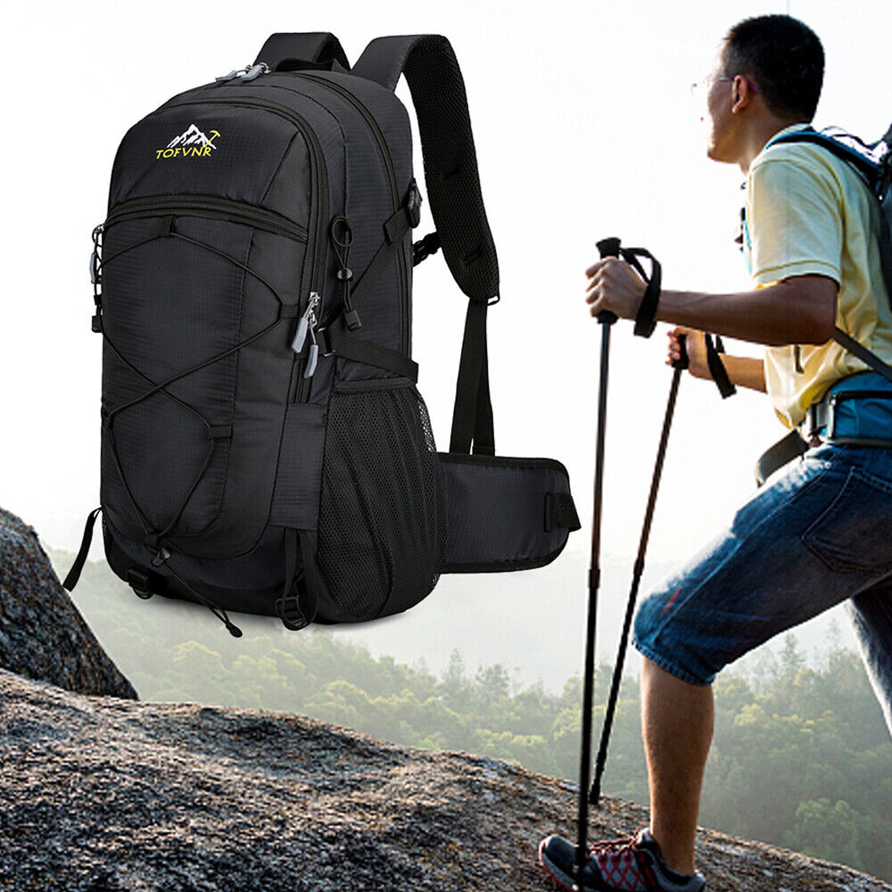 60L Waterproof Outdoor Backpack for Camping, Hiking & Trekking - Lightweight Durable Mountaineering Backpack for Men & Women - Perfect for Weekend Trips & Adventure Travel