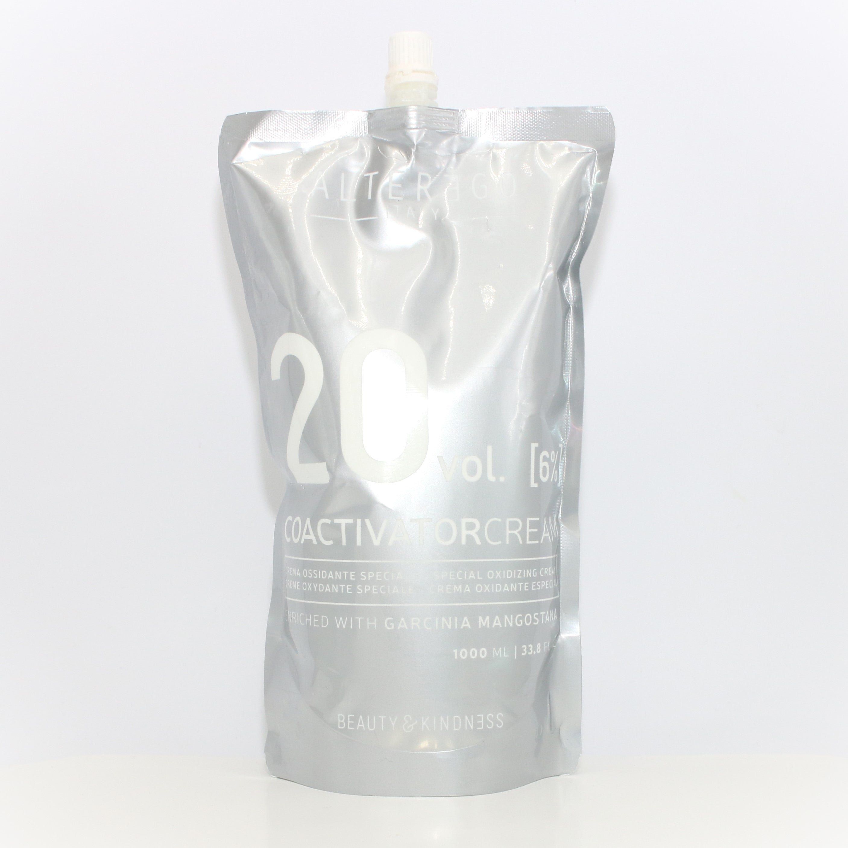 Alterego 20 Vol 6% Coactivator Cream - 33.8 oz Professional Hair Developer for Lightening & Coloring - Perfect for Salon & At-Home Hair Treatments