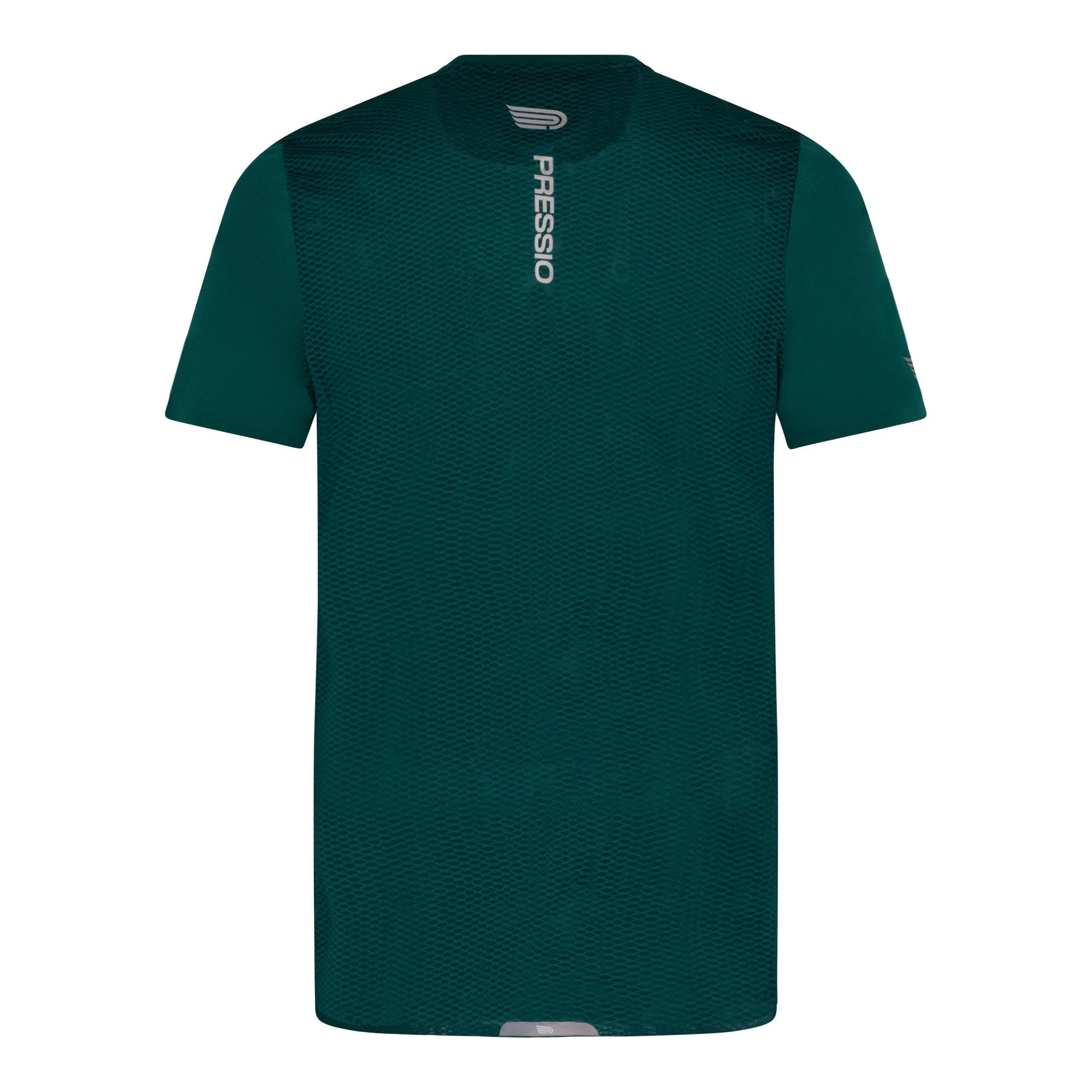 Pressio Men's Running Shirt - Lightweight Moisture Wicking Athletic Top for Jogging & Workouts (Spring/Silver) - Perfect for Marathon Training & Gym Sessions