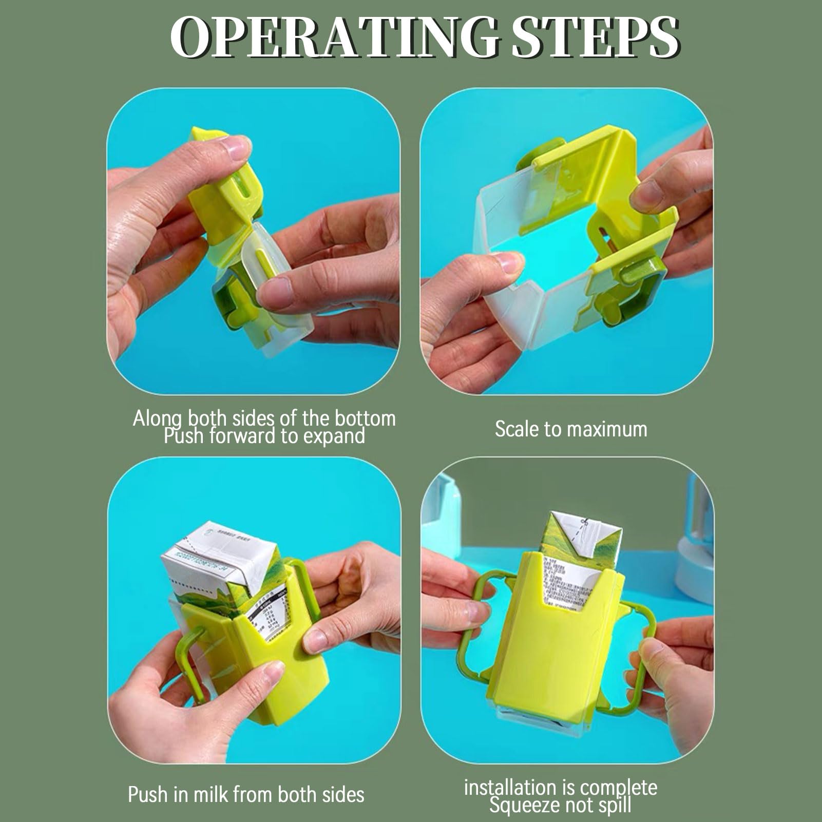 2-Pack Juice Box Holder for Toddlers - Squeeze-Proof Baby Juice Bag & Food Pouch Holder - Leak-Proof Drinking Bottle & Milk Box Carrier for Kids - Perfect for Daycare, Travel, and On-the-Go Snacks