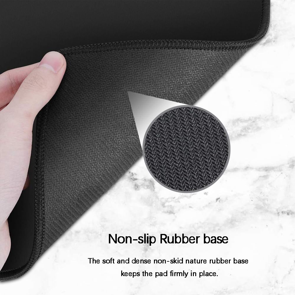 Ergonomic Keyboard Mouse Pad Set - XXL Gaming Desk Mat with Wrist Rest for Pain Relief | Perfect for Office & Gaming Setup