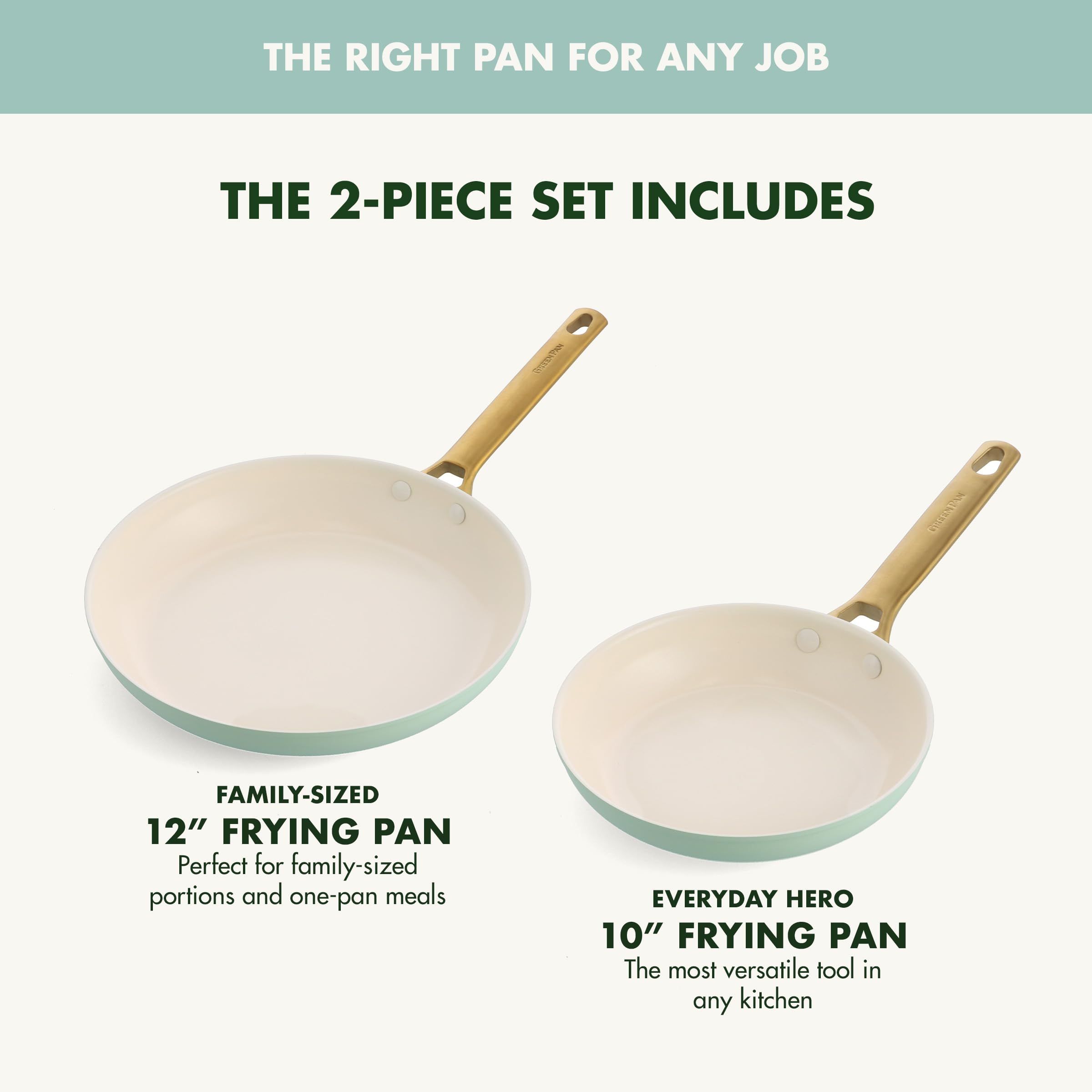 GreenPan Reserve Hard Anodized Healthy Ceramic Nonstick 10