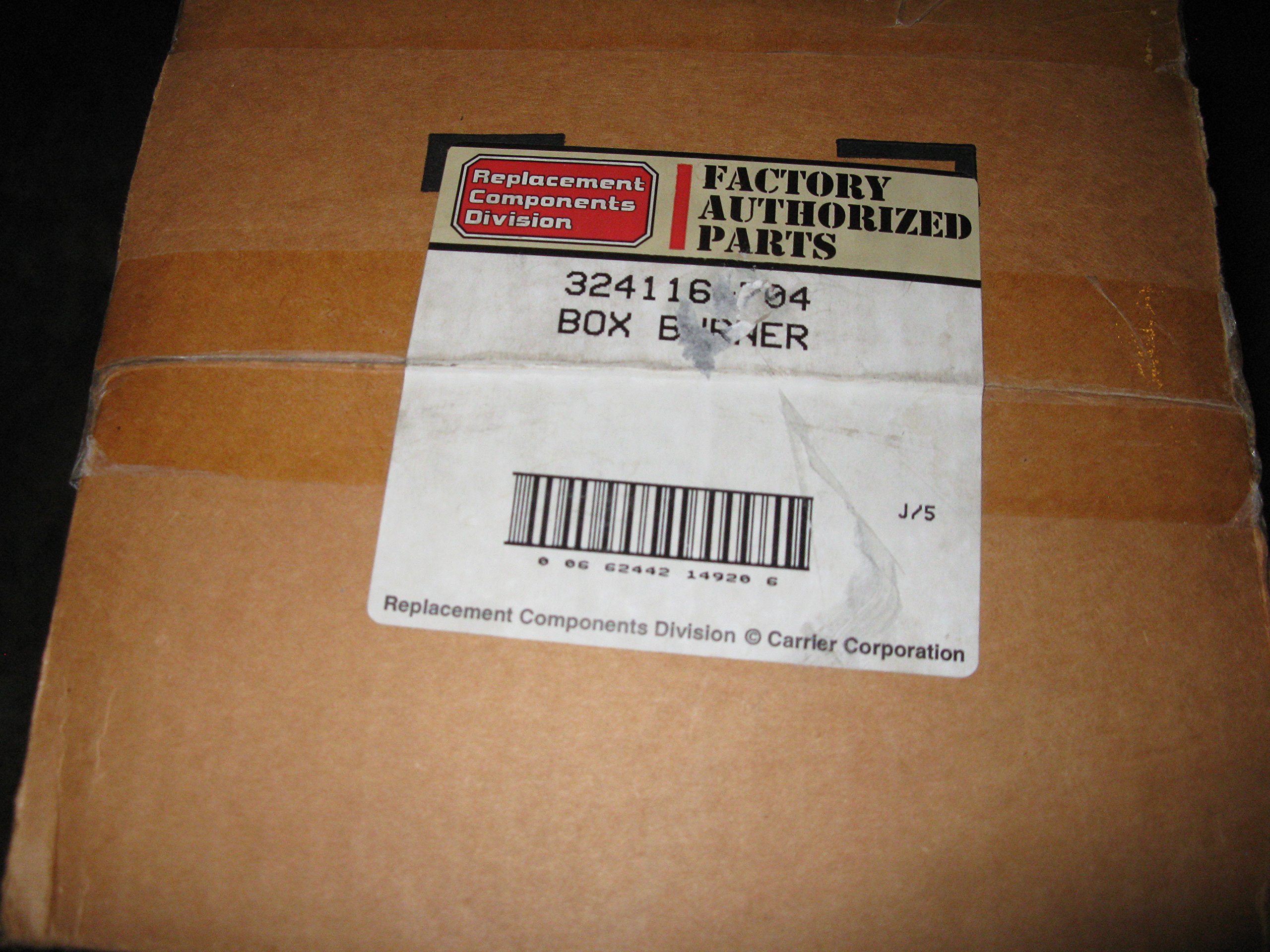 Original Carrier Box Burner 324116-704 - High-Efficiency Heating Element for HVAC Systems | Perfect for Home & Commercial Heating Solutions