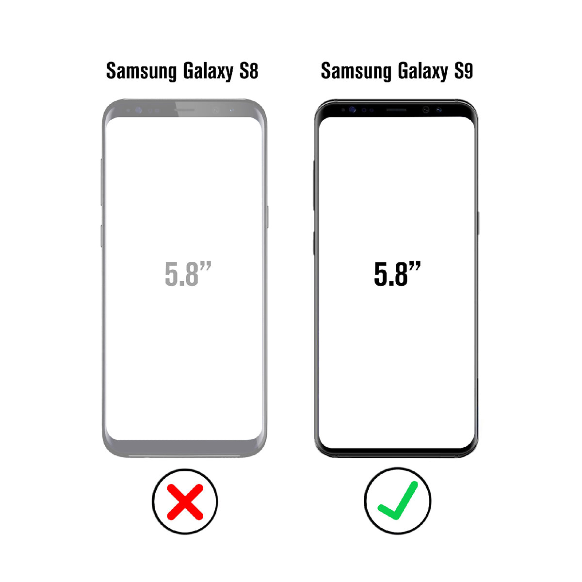 Samsung Galaxy S9 Shockproof Case - Heavy Duty Impact Protection Cover for Samsung Galaxy S9 - Perfect for Outdoor, Travel & Daily Use