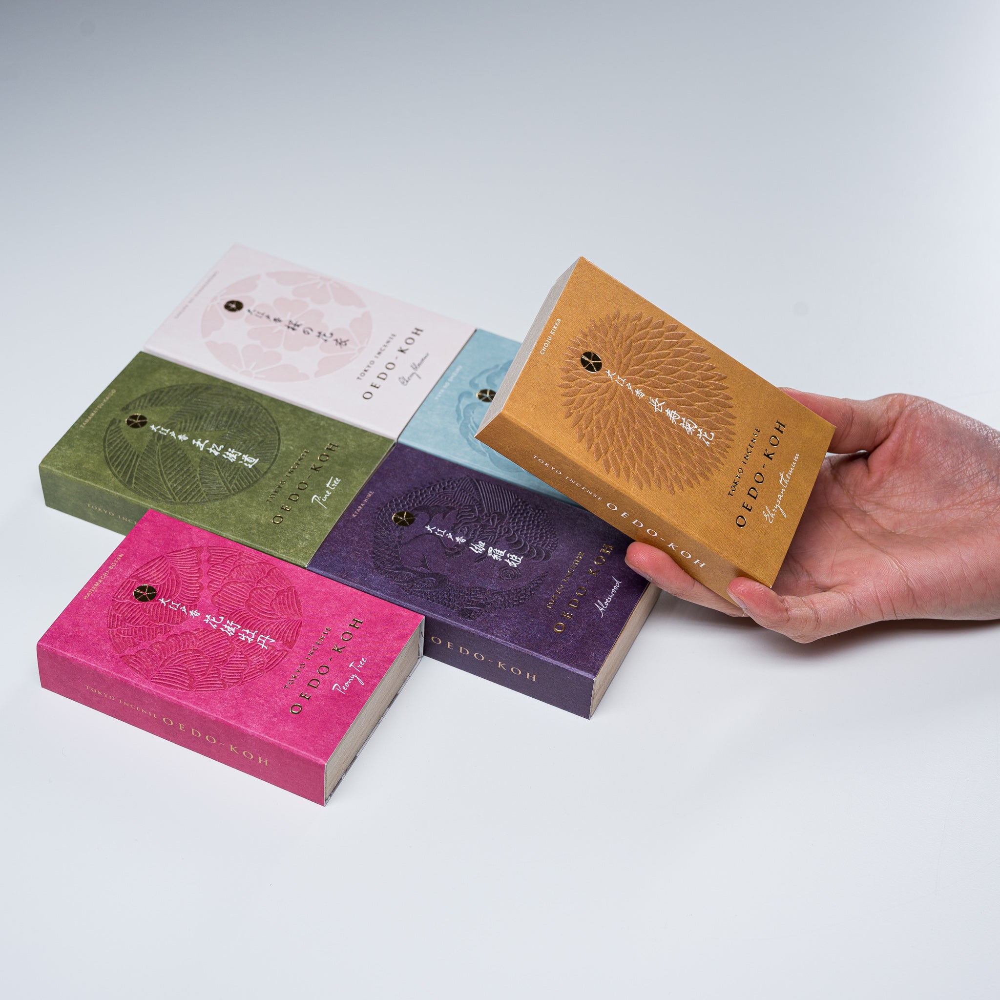 Nippon Kodo Oedo Koh Japanese Incense Sticks - 6 Fragrance Options for Meditation, Yoga & Home Aromatherapy