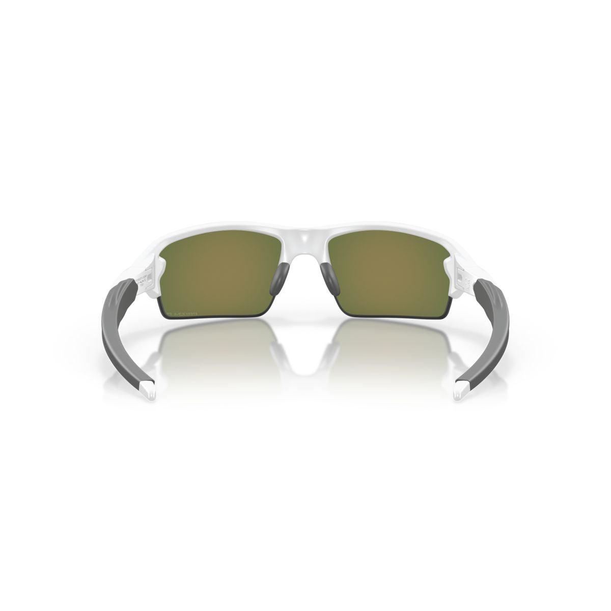 Oakley Flak 2.0 Polarized Sunglasses - Matte White Frame with Prizm Ruby Lenses (Low Bridge Fit) for Running, Cycling & Outdoor Sports - Model 0OO9271 927153