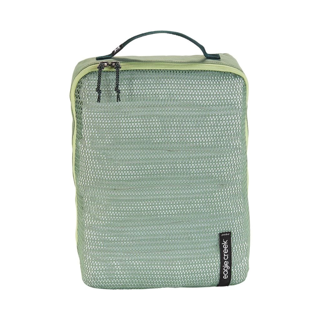 Eagle Creek PACK IT REVEAL Cube M - Moss Green Travel Organizer for Luggage & Backpack - Perfect for Camping, Business Trips & Weekend Getaways