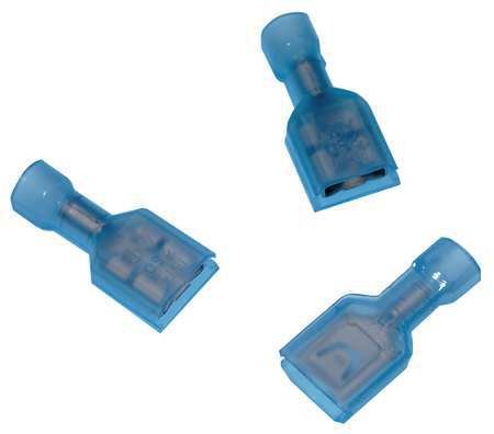 16-14AWG Female Disconnect Terminals - Blue (Pack of 10) | Quick Connect Electrical Connectors for Automotive, Marine & DIY Wiring Projects