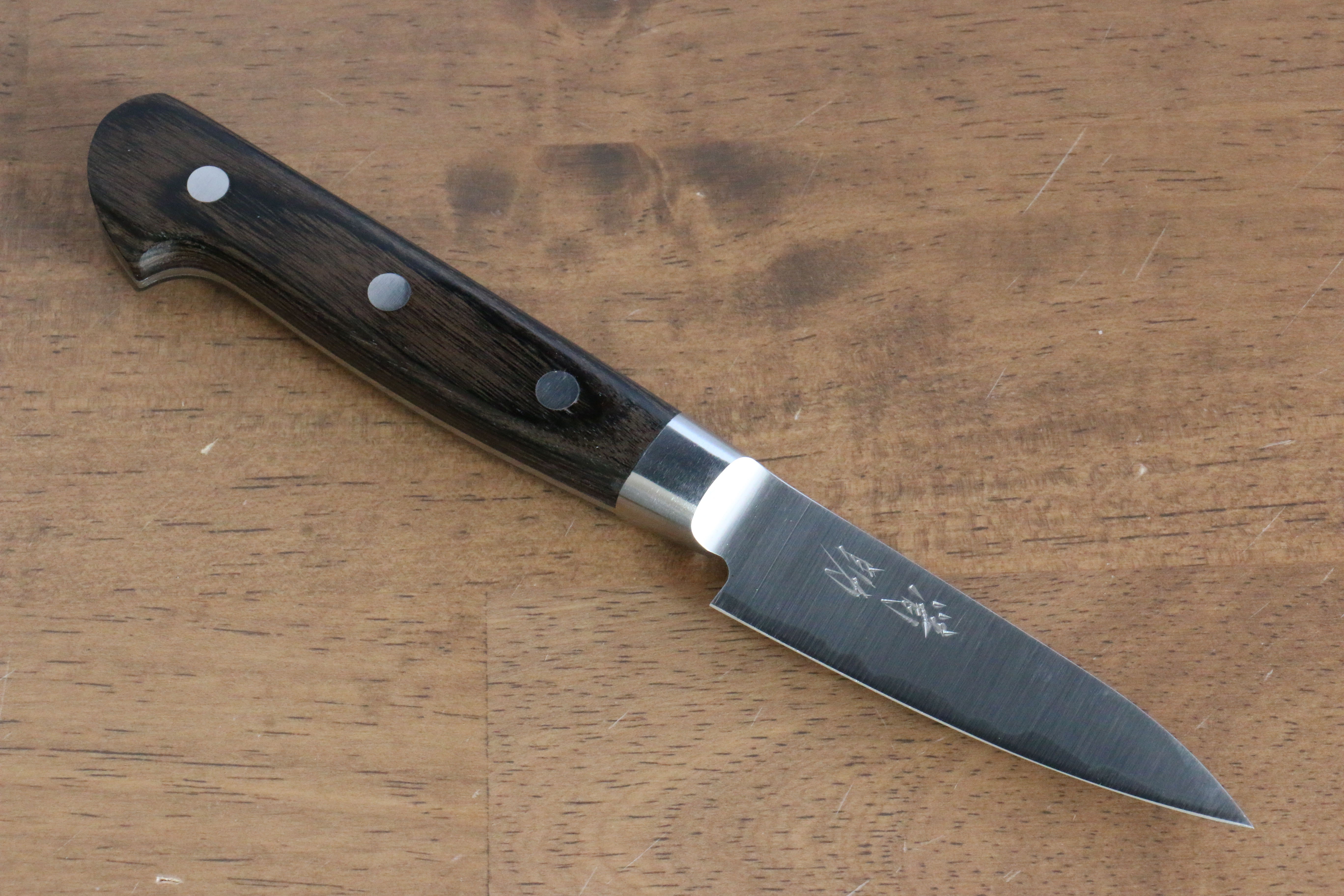 Premium Seisuke SG2 Japanese Paring Knife 75mm - Sharp Stainless Steel Blade for Precision Peeling, Slicing & Garnishing - Ideal for Home Chefs & Professional Kitchens